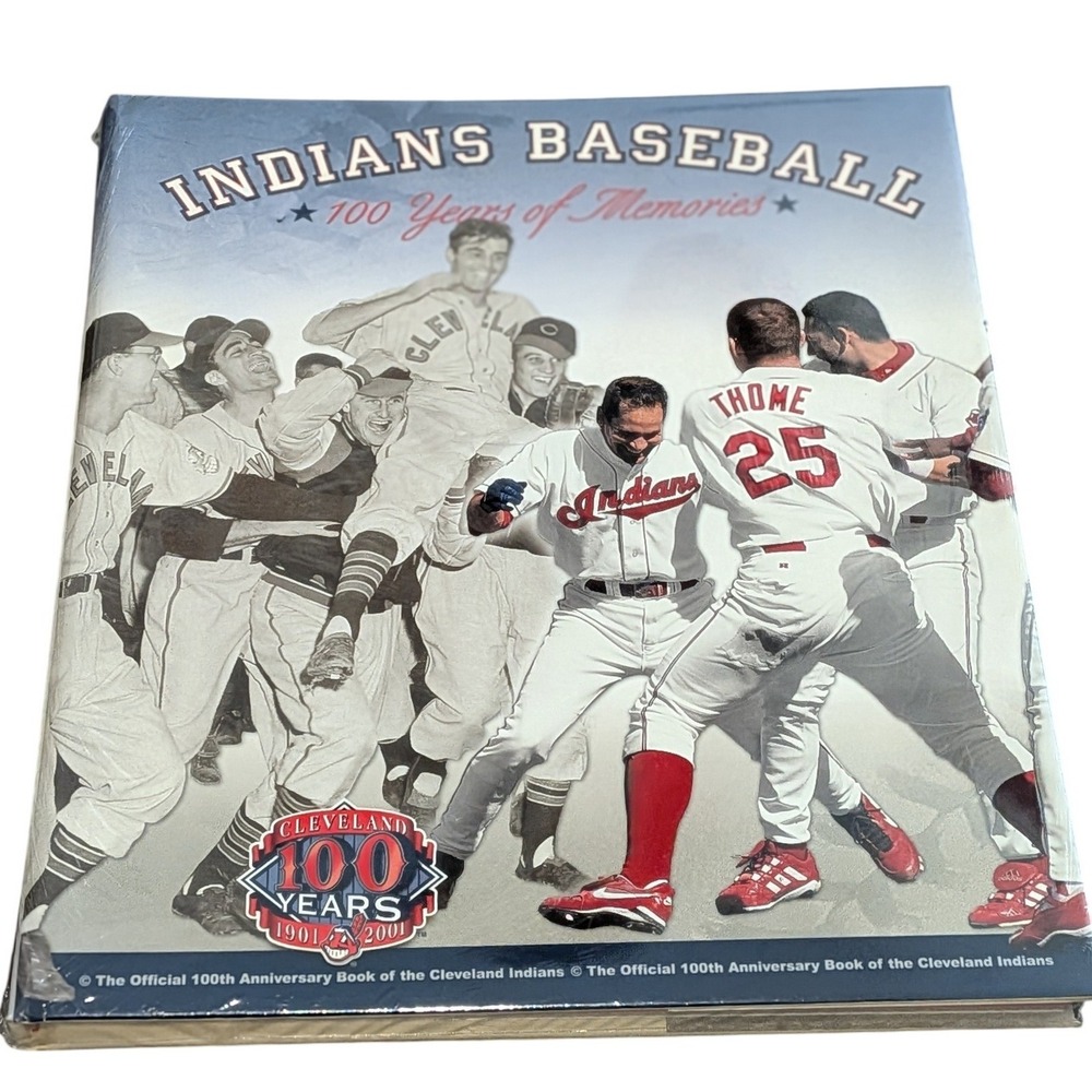 Cleveland Indians Baseball 100 Years of Memories Limited Edition Book Sealed